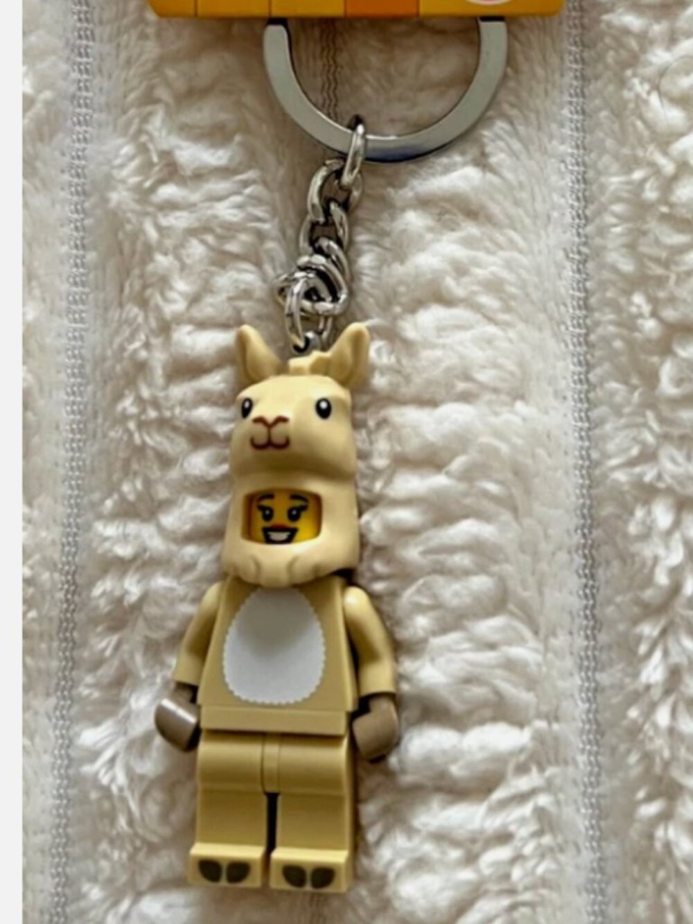 LEGO LLAMA GIRL MINIFIGURE KEY CHAIN-#854081-NWT!